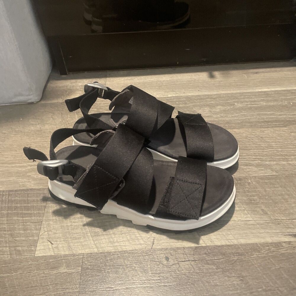 Merrell Womens Black Adjustable Strap Sport Sandals Hiking Walking Size 7